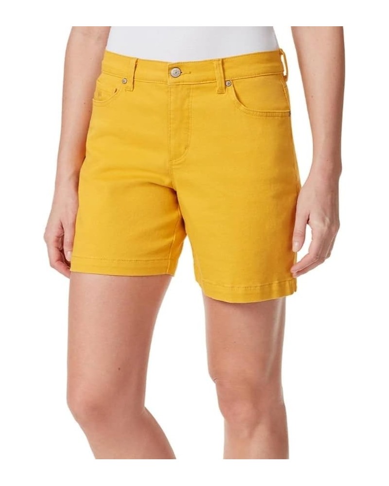 Women's Petite Amanda Basic Jean Short Desert Sun $9.26 Jeans