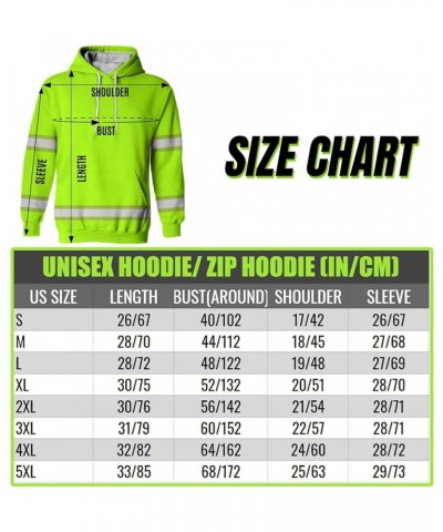 High Visibility Hoodie Skull Funny Quote Collection Safety Workwear Custom Name for Workers, Runners, Truckers 311atiz016 $30...