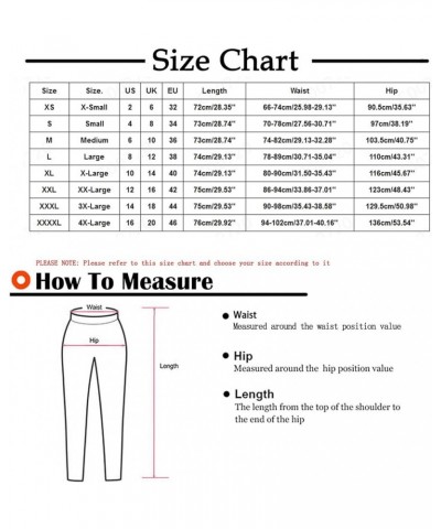 Womens Capri Pants for Summer 2024 Casual Lightweight Leggings High Wasit Elastic Pant with Pockets Cropped Trousers Blue $5....