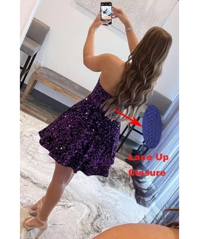 Sequin Short Homecoming Dresses for Teens Sparkly A Line Prom Dress Tight Cocktail Dresses Evening Gown with Pocket Yellow $2...