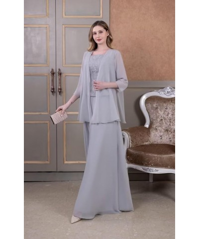 2 Piece Mother of The Bride Dresses for Wedding Mother of The Groom Dresses with Jacket Wedding Guest Dresses for Women Grape...