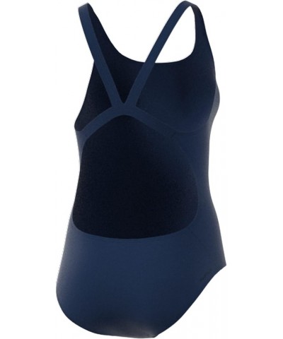 Women's Sh3.ro Mid 3-Stripes Swimsuit Team Navy Blue/Pulse Aqua/Team Navy Blue $29.98 Swimsuits