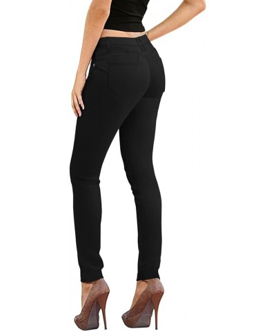 Women's Butt Lift Super Comfy Stretch Denim Skinny Yoga Jeans Jet-black $15.29 Jeans