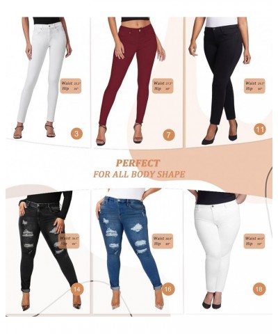 Women's Butt Lift Super Comfy Stretch Denim Skinny Yoga Jeans Jet-black $15.29 Jeans