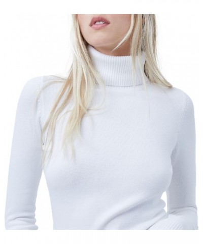 Women's Babysoft Turtle Neck Jumper Winter White $28.26 Sweaters