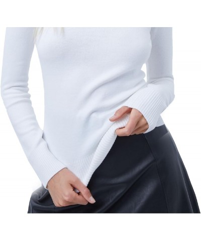 Women's Babysoft Turtle Neck Jumper Winter White $28.26 Sweaters