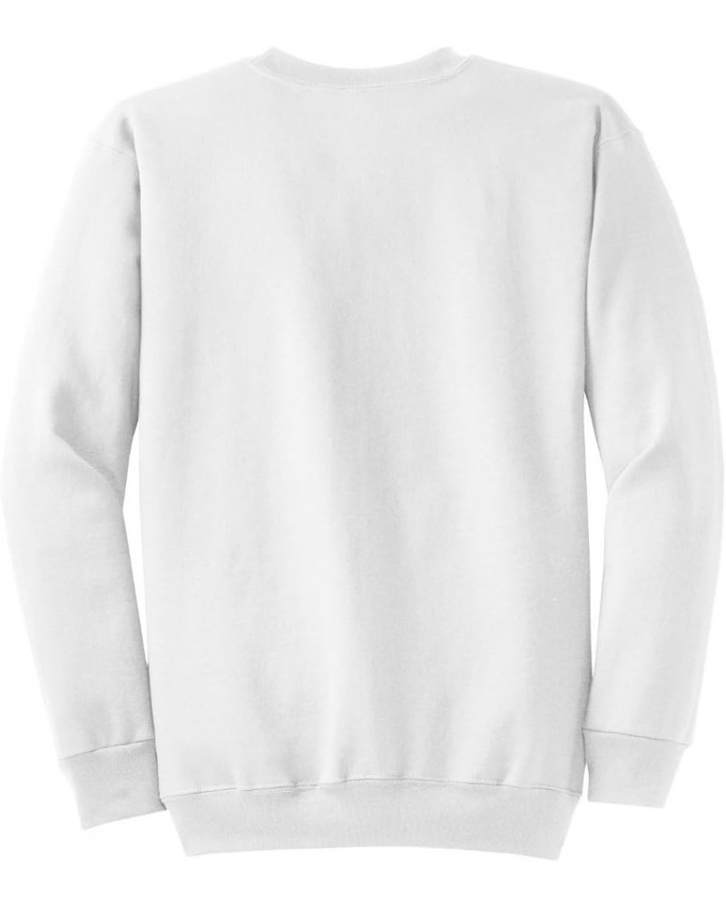 Port & Company Men's Classic Crewneck Sweatshirt White $11.37 Sweatshirts