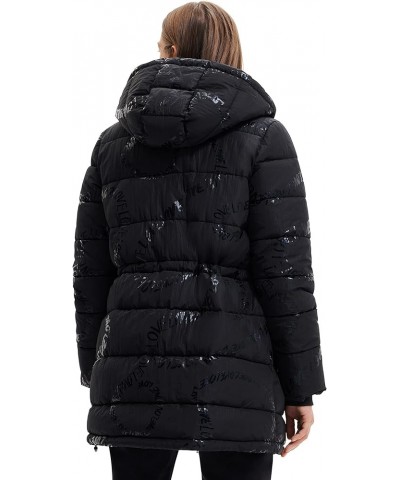 Women's Padded Long Overcoat Black $50.95 Jackets