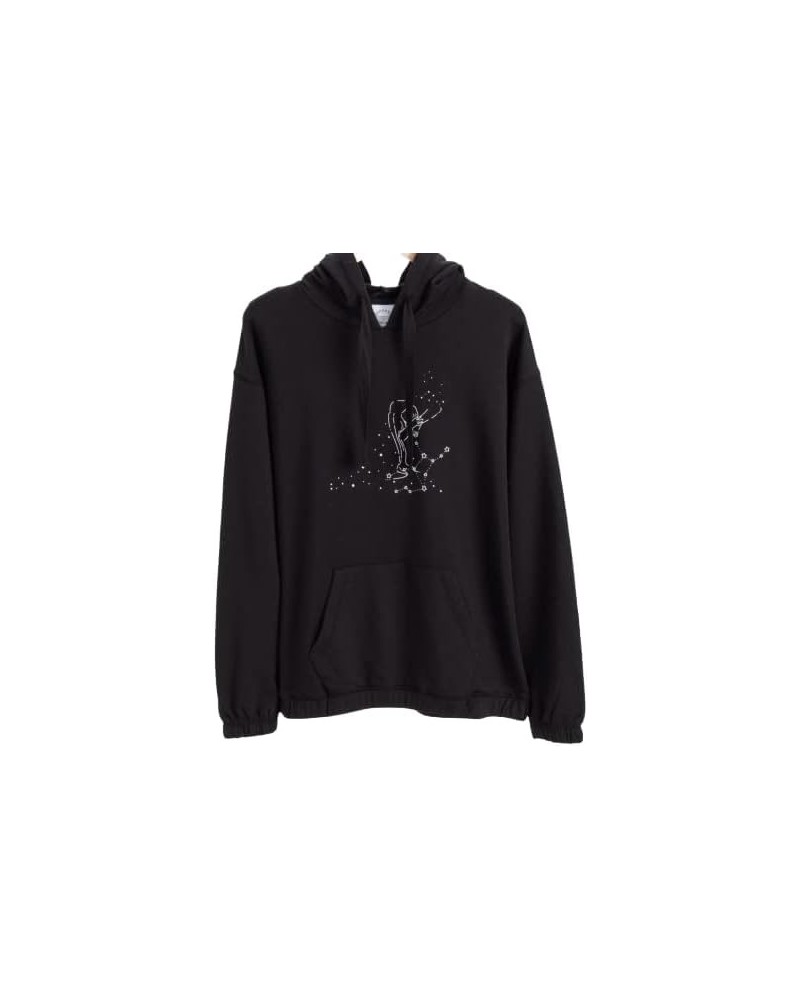 Women's Sundown Liza Placed Long-Sleeve Fashion Hoodie Sweatshirt Virgo $30.08 Hoodies & Sweatshirts