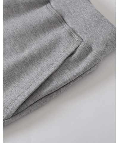 Women's Cotton Jersey Pocket Joggers Oxford Gray $20.05 Activewear