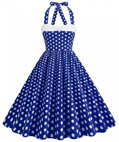 Mommy and Me Matching Dresses Vintage Polka Dot 1950s Rockabilly Audrey Swing Dress Cocktail Mom Daughter Matching Outfits Bl...