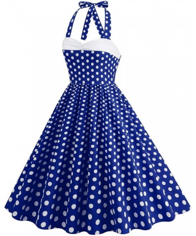 Mommy and Me Matching Dresses Vintage Polka Dot 1950s Rockabilly Audrey Swing Dress Cocktail Mom Daughter Matching Outfits Bl...