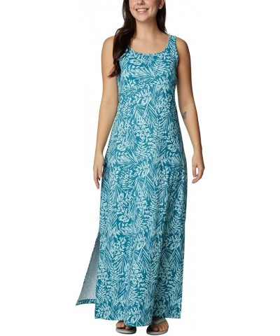 Women's Freezer Maxi Dress Canyon Blue Serenoa Tonal $28.70 Activewear