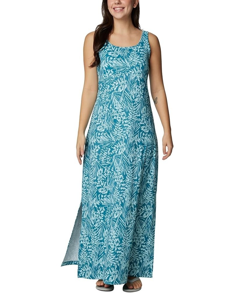 Women's Freezer Maxi Dress Canyon Blue Serenoa Tonal $28.70 Activewear