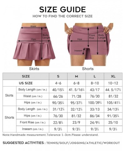 Pleated Tennis Skirts for Women with Pockets Shorts, Athletic Running Workout Golf Skorts Gray $14.21 Skorts