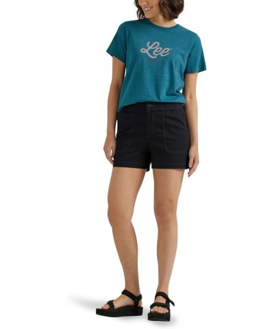 Women's Ultra Lux Comfort Utility Short Union-all Black $19.95 Shorts