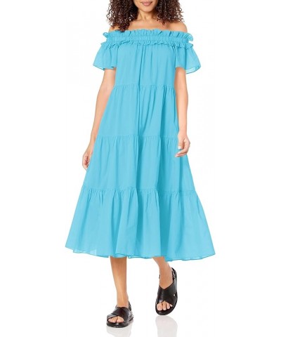 Women's Off The Shoulder Midi Dress Clearwater $49.65 Dresses