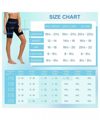 Biker Shorts for Women - 8" High Waisted Tummy Control Spandex Workout Yoga Shorts with Pockets 8" No pocket B-pink $6.50 Act...