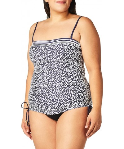 Women's Bandeau Tankini Swimsuit Top Indigo $19.61 Swimsuits