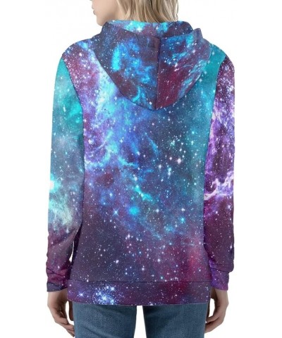 XS-5XL Zip Up Hoodie for Women Sweatshirt Pullover Galaxy Design $21.33 Hoodies & Sweatshirts