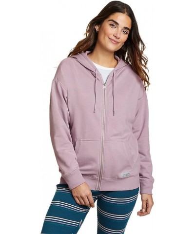 Women's Cozy Camp Full-Zip Hoodie Regular Dusty Iris $33.17 Hoodies & Sweatshirts