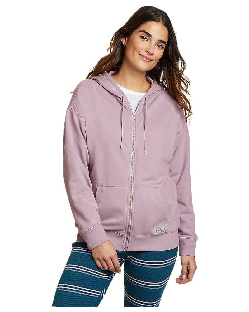 Women's Cozy Camp Full-Zip Hoodie Regular Dusty Iris $33.17 Hoodies & Sweatshirts