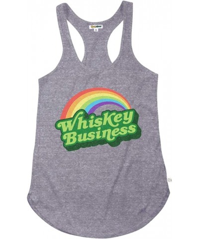 St. Patrick's Day Tank Tops for Women - Fun Holiday Tanks for St. Paddys Day Whiskey Business (Grey) $12.97 Tanks