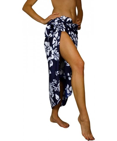 Hawaiian Sarong Pareo Beach Wrap for Women Funky Casual Bikini Cover Up Very Loud Swimsuit Hibiscus Flowers Print Cover-up Hi...