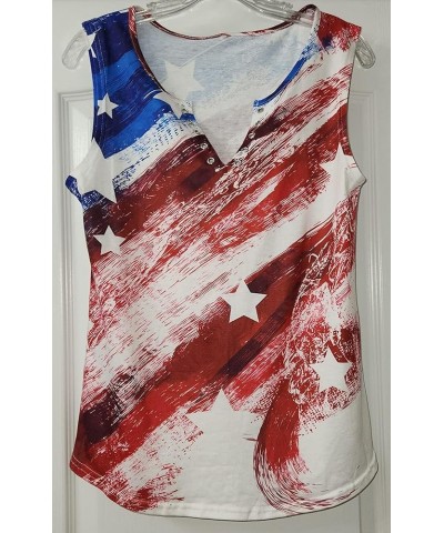 4th of July Tank Tops for Women American Flag Sleeveless Shirt Summer Patriotic Shirts Tees Flag02 $8.50 Tanks