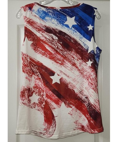 4th of July Tank Tops for Women American Flag Sleeveless Shirt Summer Patriotic Shirts Tees Flag02 $8.50 Tanks