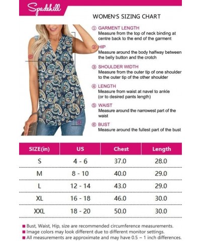 Womens Summer Chiffon V-Neck Tank Tops Paisley Floral $13.19 Tanks