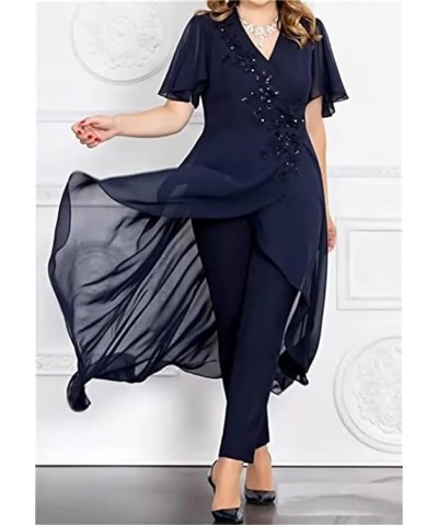 Chiffon 2 Pieces Mother of The Bride Pant Suits for Wedding Lace Mother of The Bride Dresses for Wedding Fuchsia $27.36 Suits