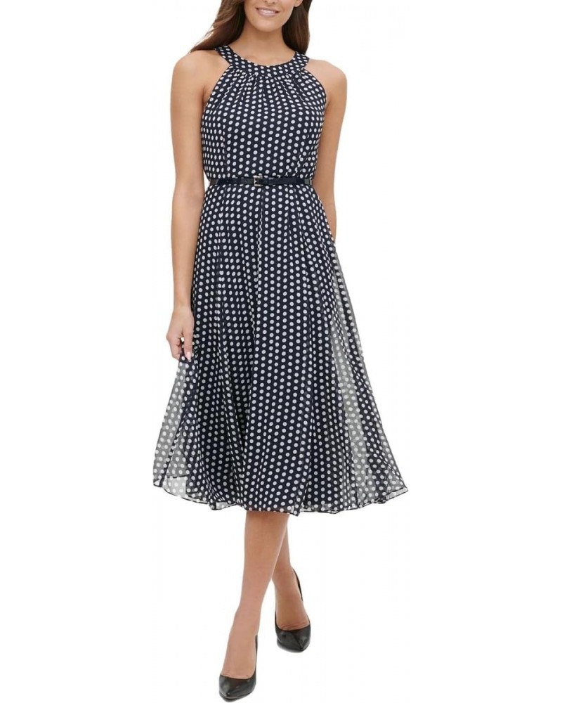 Women's Midi Dress, Blue/Ivory, 6 $31.06 Dresses