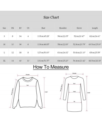 Womens Fall Tops 2023 Fashion Round Neck Long Sleeve Oversized Casual Ribbed Knit Loose Sweater Pullover Top 2184-maoyid-c-bl...