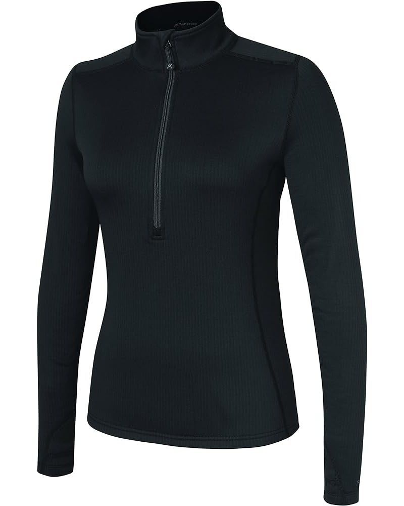 Women's W Half Zip Black $24.42 Activewear