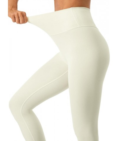 Women's Studio Essential Yoga Leggings 19"/ 23"/ 25"/ 28" - Soft Stretch Workout Active Tights Pants 23 inches Cream $13.34 L...