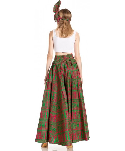 Asma Second Convertible Traditional Wax Print Adjustable Strap Maxi Skirt 250 $30.00 Skirts