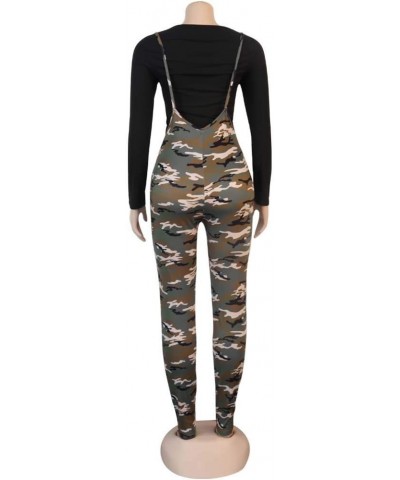 Womens Sexy Off Shoulder Tie Crop Top Plaid Print Bell Pants Suspenders Set 2 Piece Outfits Jumpsuits Overalls 2 Camo $26.99 ...